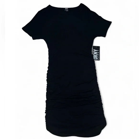 NWT - DKNY Dress Sport / Black / Medium / Pullover / Slim / Short Sleeve - Picture 10 of 11